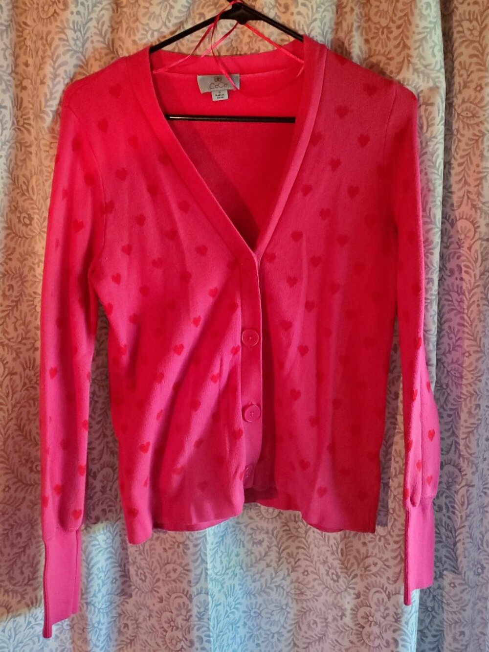 Pink cardigan